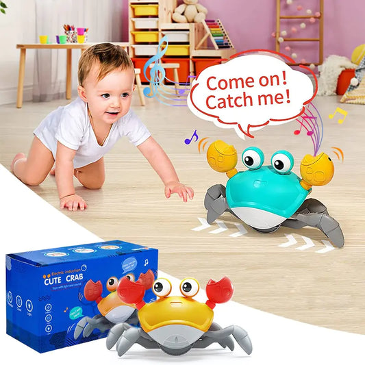 Cute Sensing Crawling Crab Baby Toys