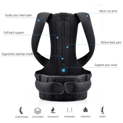 Adjustable Lumbar Support Brace